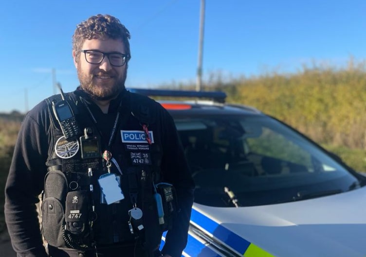 Cambridgeshire Police Federation member Thomas Howard