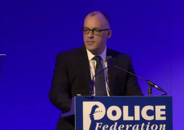 PFEW secretary John Partington at annual conference