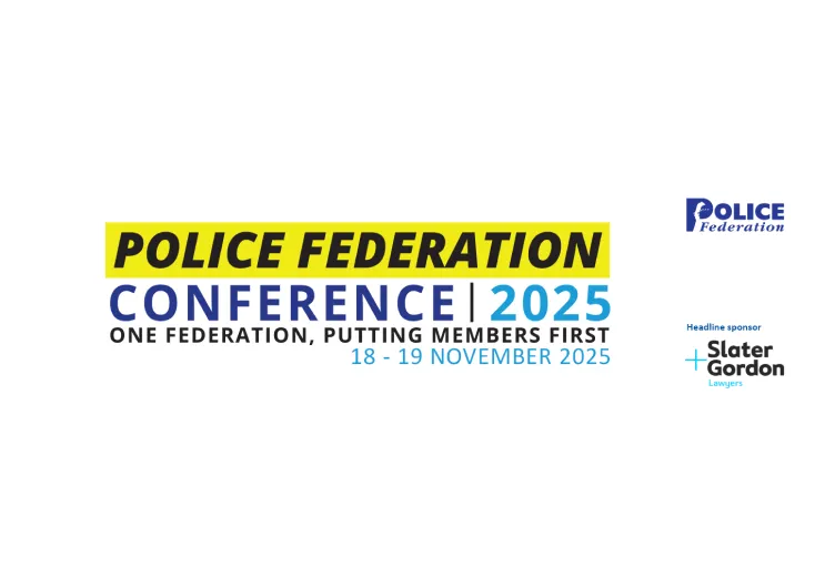 Police Federation Conference 2025 banner