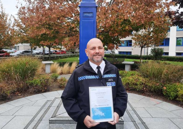 Darren Gore Custody Officer of the Year