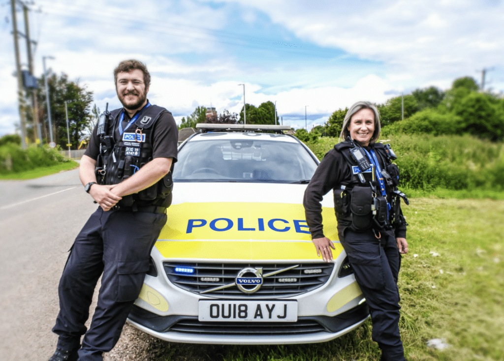 Cambridgeshire Police special constables on duty