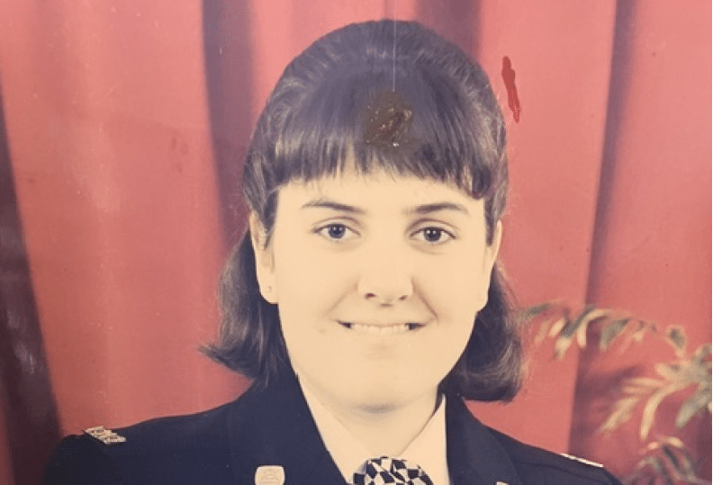 A young Liz Groom
