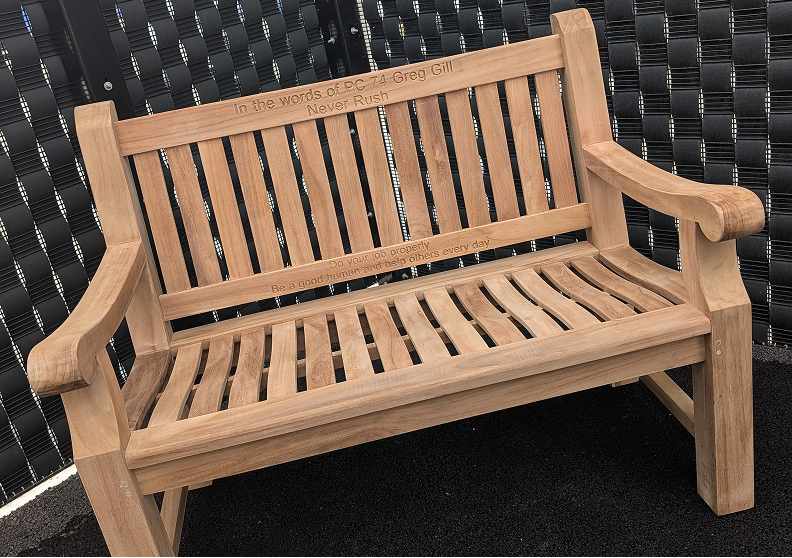 PC Greg Gill's Memorial Bench